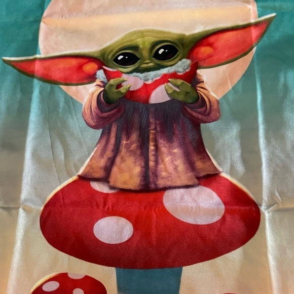 π
ΊBaby Yoda Eating Amanita Mushroom π Tee, Sizes Medium and Large Available, NWOT - Picture 2 of 6